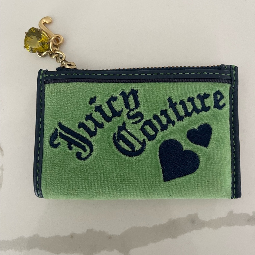 Vintage Juicy Couture Green/Blue Coin Purse